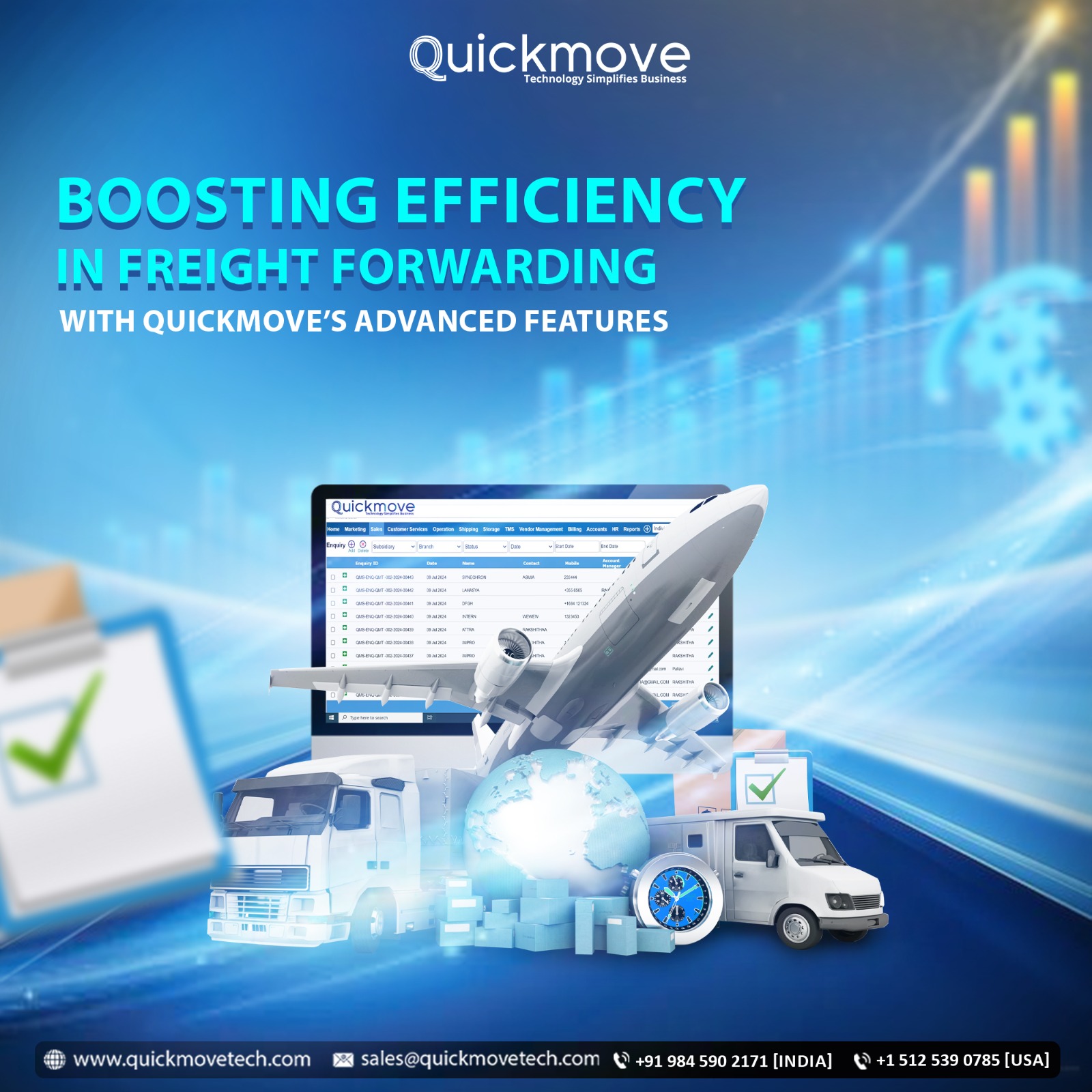 QMT Freight forwarding software